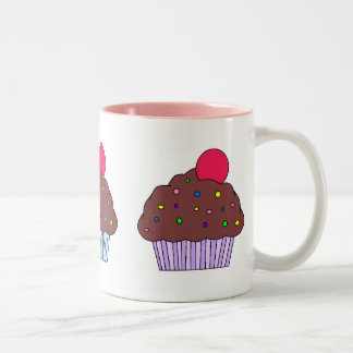 Chokladmuffin Två-Tonad Mugg