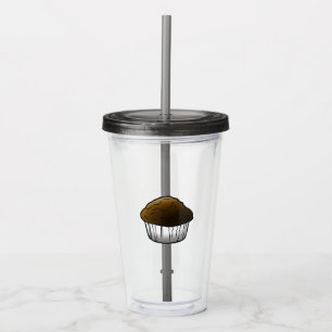 Chokladmuffins Akryl Tumbler Take Away Mugg
