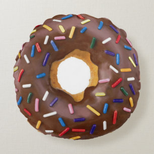 chokladmunk rund kudde