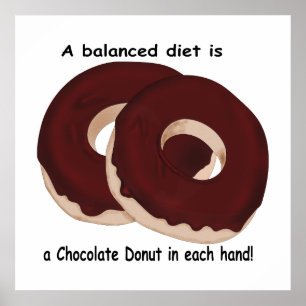 Chokladmunken bantar trycket poster
