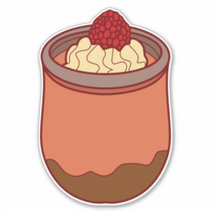 Chokladparfait Klistermärken