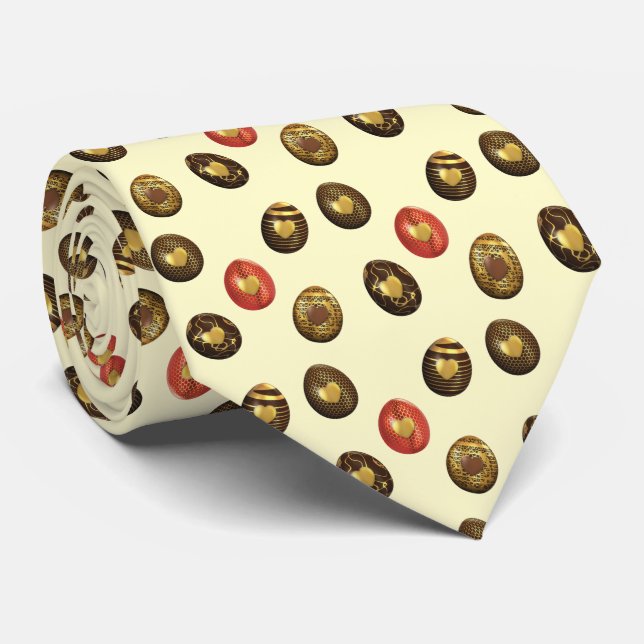 Chokladpåskägg Slips (Rullad)