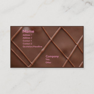 Chokladpub Visitkort