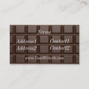 Chokladpubvisitkort Visitkort