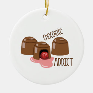 Chokladrepresentant Julgransprydnad Keramik