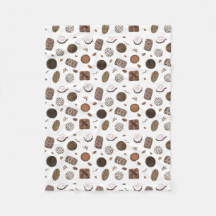 Chokladskaniner Fleecefilt