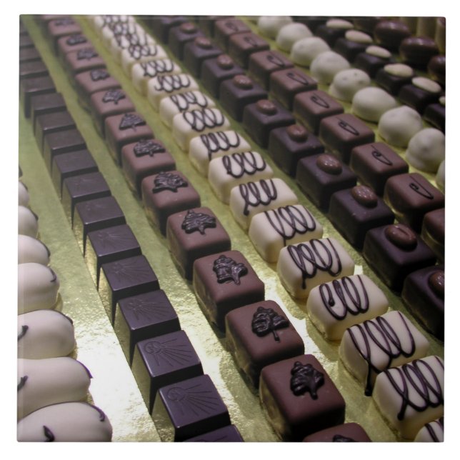 Chokladsortiment Kakelplatta (Framsidan)