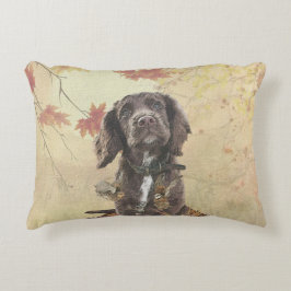 Chokladspaniellvalp Prydnadskudde