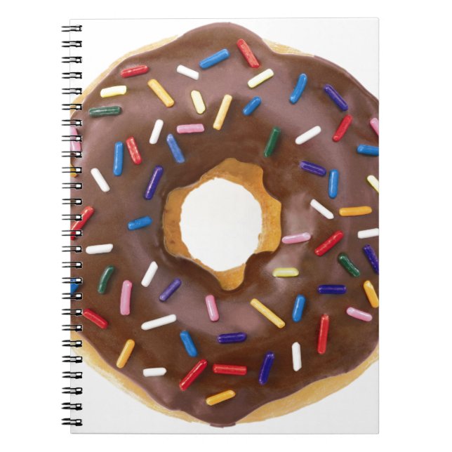 Chokladstänkmunk Anteckningsbok Med Spiral (Framsidan)