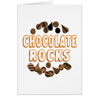 Chokladstenar Hälsningskort