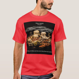 Chokladstjärnor och hett hund smaksatt vatten t shirt