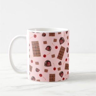 Chokladtäckt Cherries Coffee Mugg