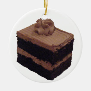 Chokladtårta Julgransprydnad Keramik