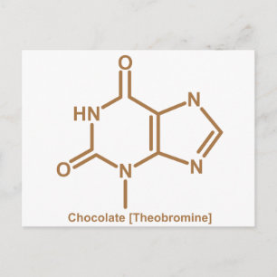 Chokladteobromin Vykort
