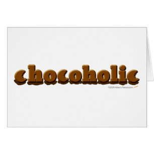 Chokladtokigchokladälskare Hälsningskort