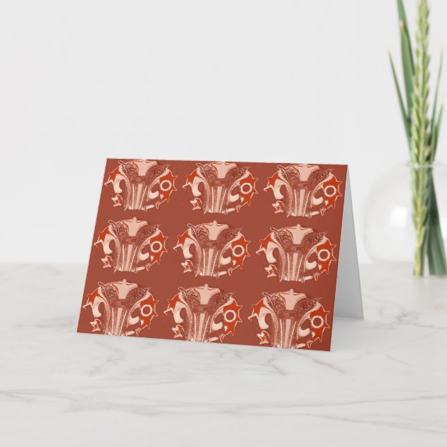 Chokladtrufflar konst helgkort (Framsida)