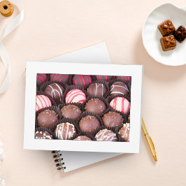Chokladtrufflar vykort