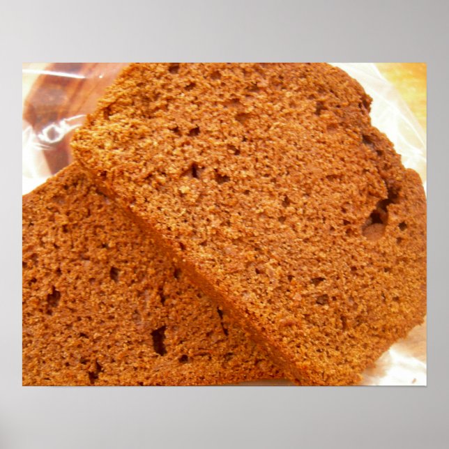 Chokladzucchinibröd Poster (Framsidan)