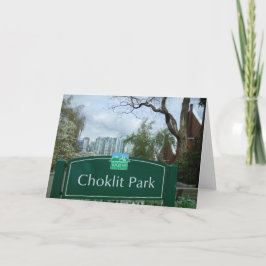 Choklit Park, Vancouver, BC Note Card Kort