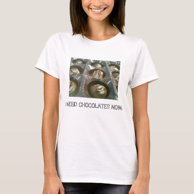 Chokohol humor tee shirt (Framsida)
