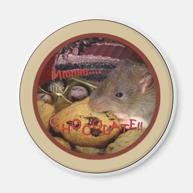 Chokohol Rattie Magnet (Framsidan)