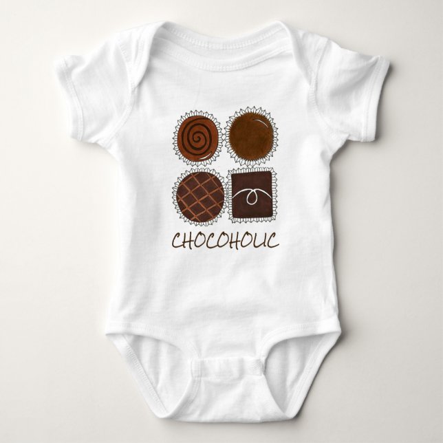 Chokoholboxen Chocolates Chocolate Bon Bons Tee (Framsida)