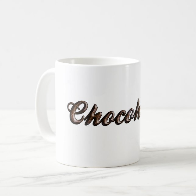 Chokoholdagen lycklig kaffemugg (Framsida vänster)