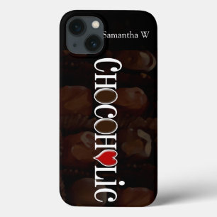 Chokoholer, Mörk Brown och Red Heart Funny design