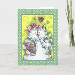 CHOKOLAT FRÅN KITTENS HEMLIGA ADMIRER, VALENTINE HELGKORT