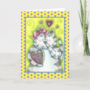 CHOKOLAT FRÅN KITTENS HEMLIGA ADMIRER, VALENTINE HELGKORT