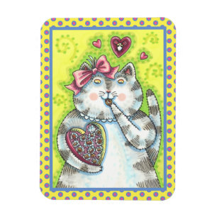 CHOKOLAT FRÅN KITTENS HEMLIGA ADMIRER, VALENTINE MAGNET