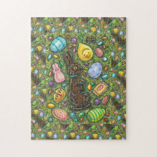 CHOKOLAT PÅSKHARE, CHICK, ÄGG, JELLY BEANS PUSSEL