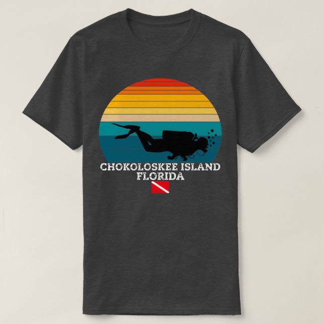 Chokoloskee Island US Island Diving T Shirt (Design framsida)