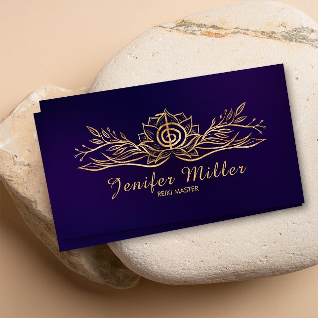 Choku Rei Lotus Golden Teckning Visitkort (Skapare uppladdad)