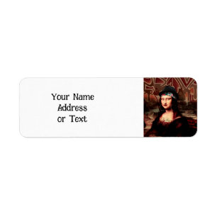 Chola Latina Mona Lisa Returadress Etikett