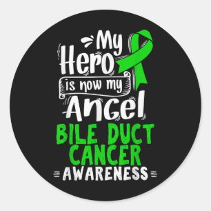 Cholangiocarcinoma Gift - Bile Duct Cancer Runt Klistermärke