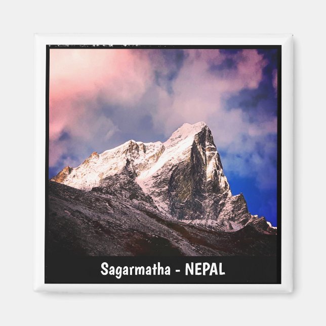Cholatse Peak, Everest Trekking, Himalayas - Nepal Magnet (Framsidan)