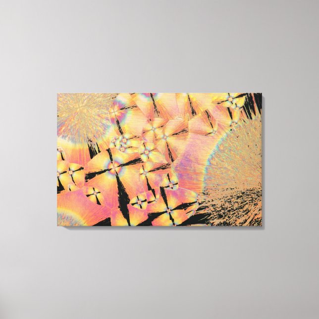 Cholesterolkristaller 2 canvastryck (Framsida)