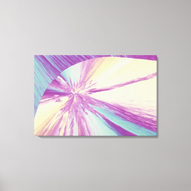 Cholesterolkristaller Canvastryck (Framsida)