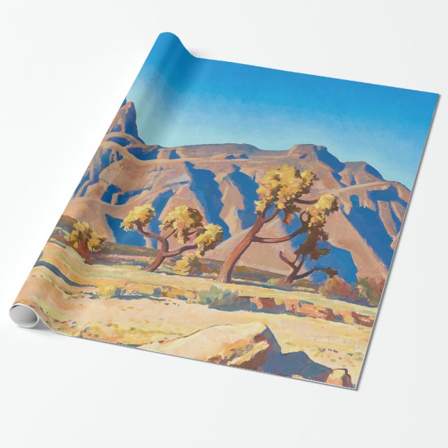 Chollas Against the Mountains av Maynard Dixon Presentpapper (Utrullad)