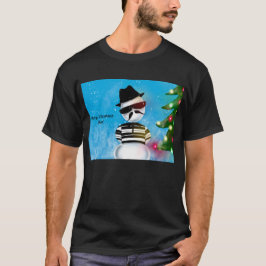 Cholo Snögubbe Foo Julgran Ljus Snö T Shirt