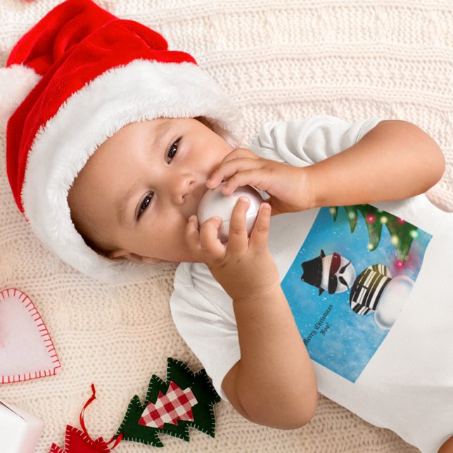 Cholo Snögubbe Foo Julgran Ljus Snö T Shirt (Skapare uppladdad)