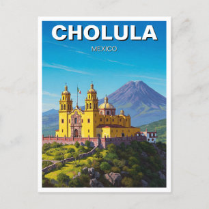 Cholula Mexiko Resa Vykort