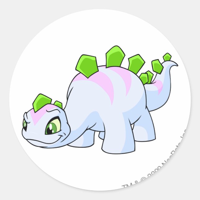 Chomby Stripe Runt Klistermärke (Framsida)