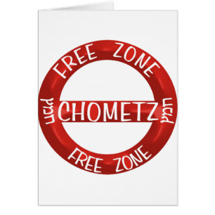 Chometz Free Hälsningskort