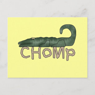 Chomp Alligator Tshirts och presenter Vykort