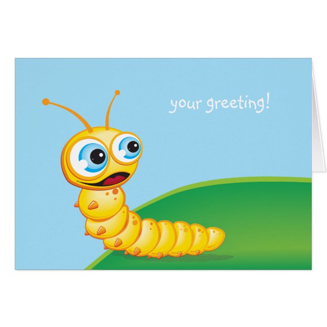 Chomp the Grub: Hälsningskort (Framsidan Horizontal)