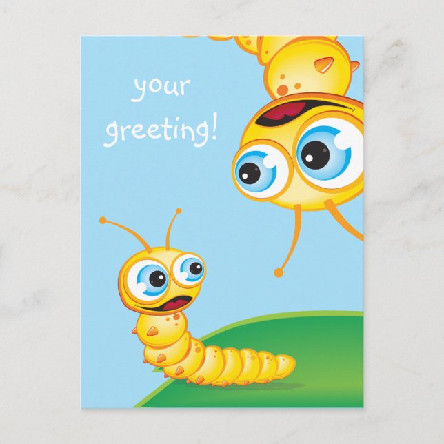 Chomp the Grub: Vykort (Framsida)