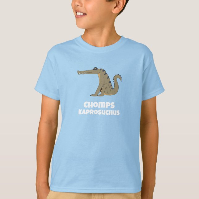 Chomps the Kaprosuchus T-Shirt (Framsida)