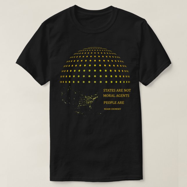 Chomsky Morals T Shirt (Design framsida)